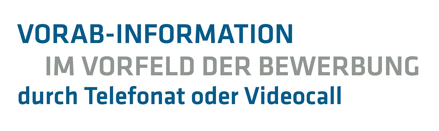 Im Vorfeld der Bewerbung